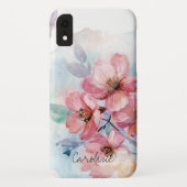 Watercolor春の花 Case-Mate iPhoneケース (裏面)