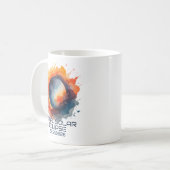 Watercolor 2026 Eclipse Keepsake コーヒーマグカップ (正面左)