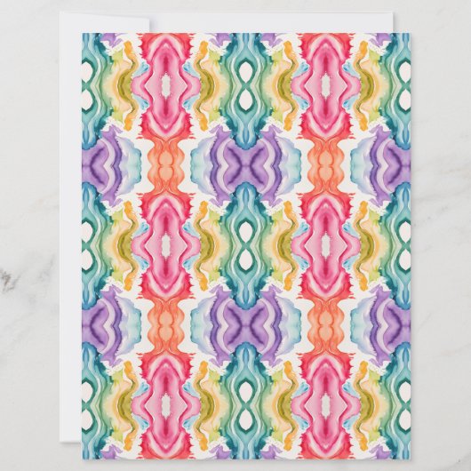 Watercolor Abstract 23 Scrapbook Paper (裏面)