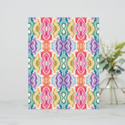 Watercolor Abstract 23 Scrapbook Paper (スタンド正面)