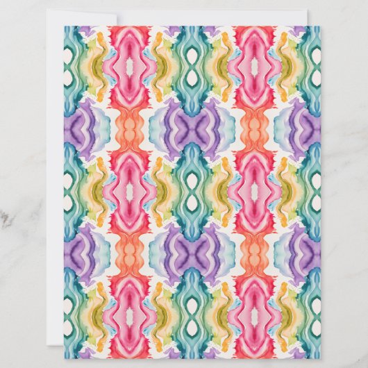 Watercolor Abstract 23 Scrapbook Paper (正面)