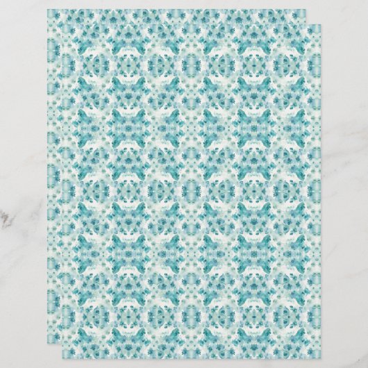 Watercolor Abstract 33 Scrapbook Paper (正面/裏面)