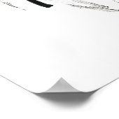 Watercolor abstract portrait of young woman, ポスター (角)