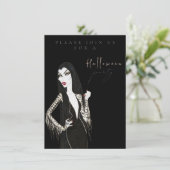 Watercolor Adult Halloween Party Invitation 招待状 (スタンド正面)