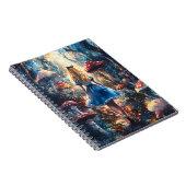 Watercolor Alice in Wonderland ノートブック (右側)