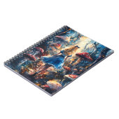 Watercolor Alice in Wonderland ノートブック (左側)