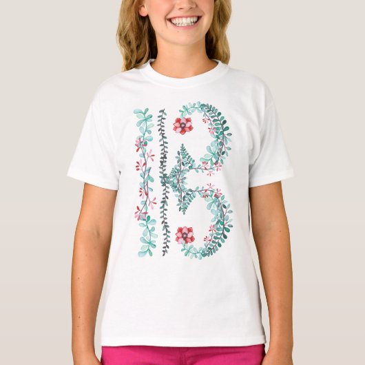 Watercolor Alto Clef Tシャツ (正面)