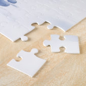 Watercolor Anatolian Shepherd Dog Rustic Barn ジグソーパズル (側面)