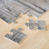 Watercolor Ancient Sites ruins in Athens, Greece ジグソーパズル (側面)