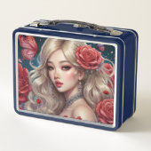 Watercolor Anime Metal Lunchbox メタルランチボックス (裏面)