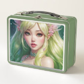 Watercolor Anime Metal Lunchbox メタルランチボックス (正面)