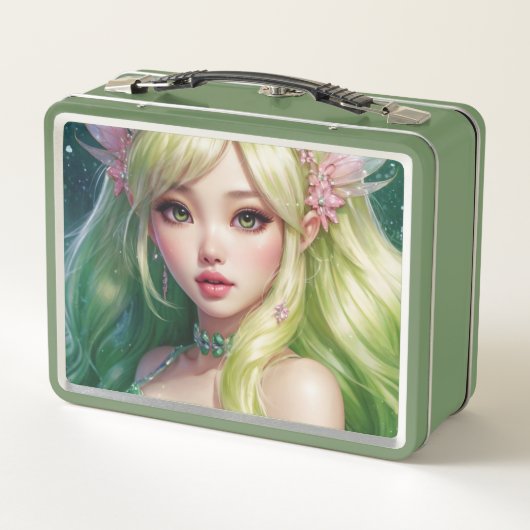 Watercolor Anime Metal Lunchbox メタルランチボックス (裏面)