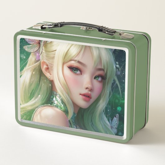 Watercolor Anime Metal Lunchbox メタルランチボックス (裏面)