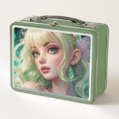 Watercolor Anime Metal Lunchbox メタルランチボックス (正面)