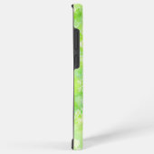 Watercolor Art Green Bubbles Abstract Phone Case Samsung Galaxyケース (右側面)