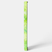 Watercolor Art Green Bubbles Abstract Phone Case Samsung Galaxyケース (左側面)
