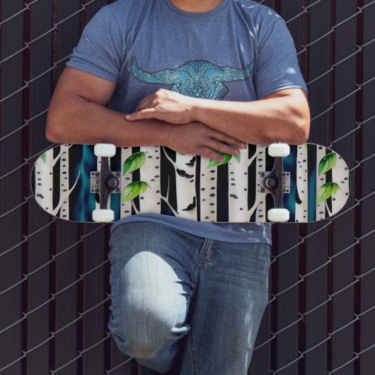 Watercolor Aspen Trees   スケートボード (室外3)