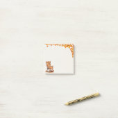 Watercolor Autumn Rocking Chair ポストイット (デスク上)