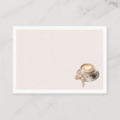  Watercolor baby is brewing coffee baby shower dia 名刺 (裏面)