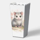 Watercolor Baby Possum Baby Shower  フェイバーボックス (裏面)