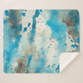 Watercolor background design シェルパブランケット (正面(横))