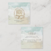 Watercolor Baker Artisan Bakery スクエア名刺 (正面/裏面)