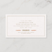 Watercolor Baking Professional Business Card 名刺 (裏面)