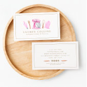 Watercolor Baking Professional Business Card 名刺