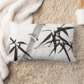 Watercolor bamboo art ランバークッション (ブランケット)