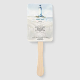 Watercolor Beach, Coastal New England Wedding ハンドファン