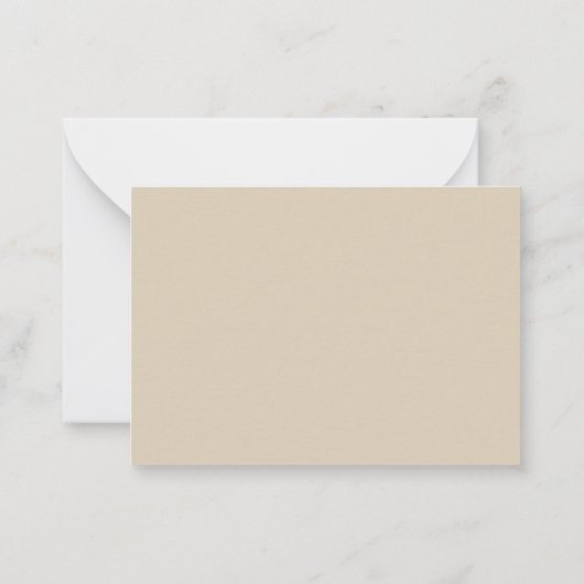 Watercolor Beach Seagull Personalized ノートカード (裏面)