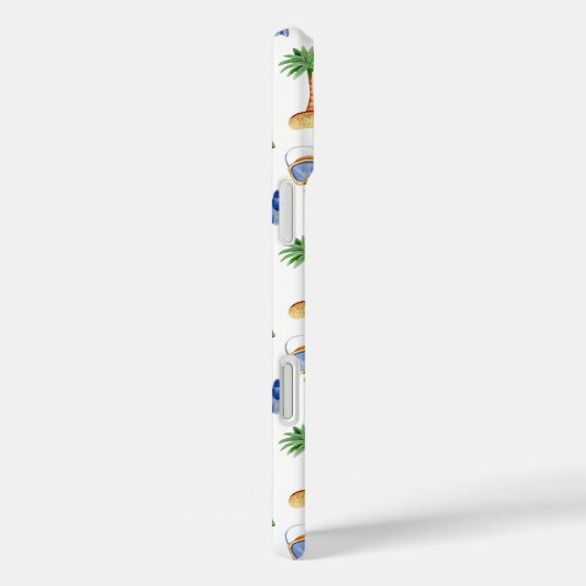 Watercolor Beach Vacation Travel  Case-Mate iPhoneケース (裏面 / 右)