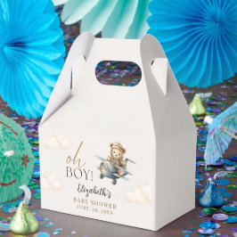 Watercolor Bear Baby Shower party フェイバーボックス