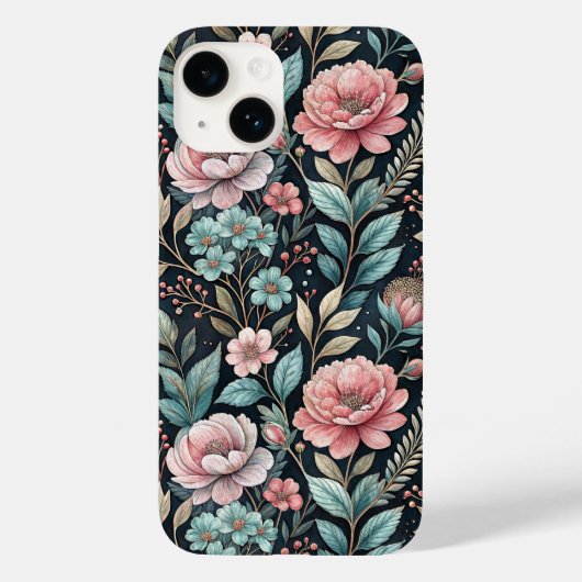 Watercolor Beautiful Wildflowers  Case-Mate iPhoneケース (裏面)