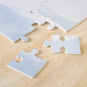 Watercolor Belgian Laekenois Farmhouse Christmas ジグソーパズル (側面)