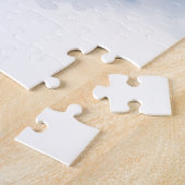 Watercolor Belgian Tervuren Garland Christmas ジグソーパズル (側面)