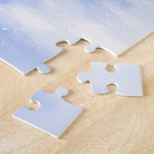 Watercolor Berger Picard Village Square Christmas  ジグソーパズル (側面)