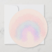Watercolor Berries Circular Bridal Shower Invitati 招待状 (裏面)