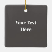 Watercolor Black Labrador And Ducks セラミックオーナメント (裏面)