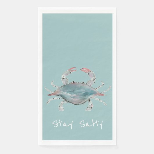 Watercolor Blue Crab (正面)