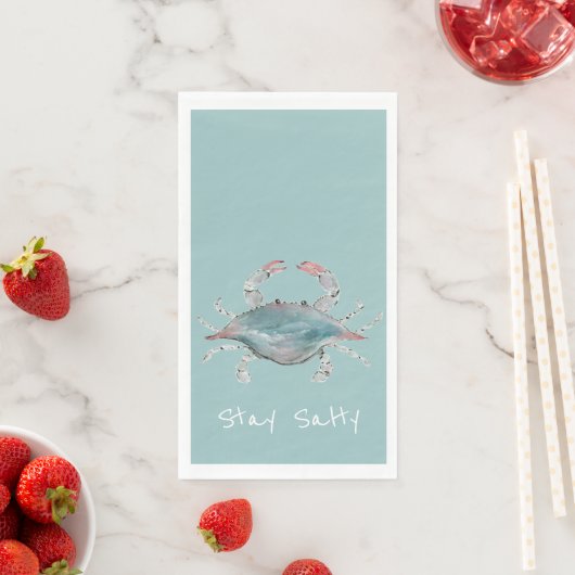 Watercolor Blue Crab (インサイチュ)