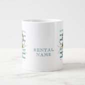 WATERCOLOR BLUE CRAB VACATION RENTAL  ジャンボコーヒーマグカップ (正面)