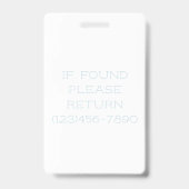 Watercolor Blue Crane バッジ (裏面)