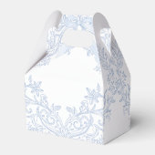  watercolor blue crest | Baptism フェイバーボックス (裏面サイド)