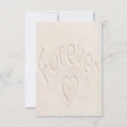 Watercolor Blue Ocean Beach Wedding Details Card (裏面)