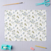 Watercolor Blueberry Pattern 薄葉紙 (クラフト)