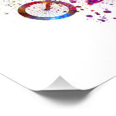 Watercolor bmx rider フォトプリント            (角)