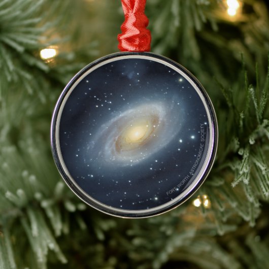 Watercolor Bode's Galaxy Holiday Ornament メタルオーナメント (ツリー)