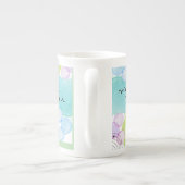 Watercolor Bohemian design on a specialty mug ボーンチャイナマグカップ (裏面)