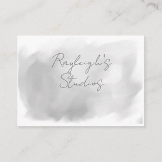 Watercolor Boho Cottage Shabby Chic Business Card 名刺